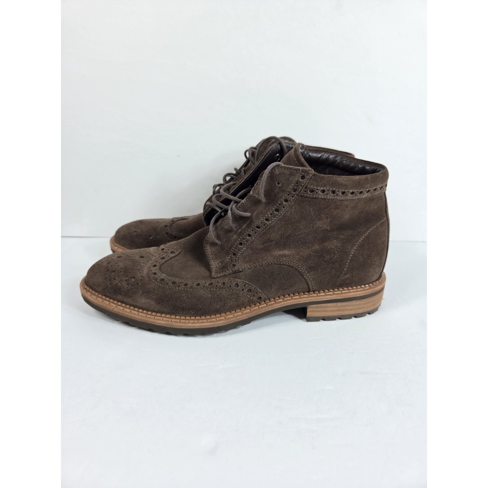 ECCO Vitrus I Tie Boot BootOxford Men 8 - 8.5 Suede Wingtip Brown